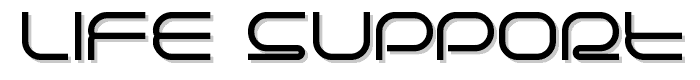 Life support font